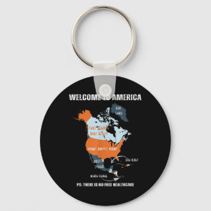 Funny Trump Grönland Panama Canal Canada Mexico G Schlüsselanhänger