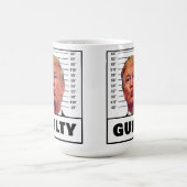Funny Trump Guilty Kaffeetasse (Mittel)