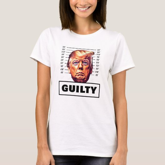 Funny Trump Guilty T-Shirt (Vorderseite)