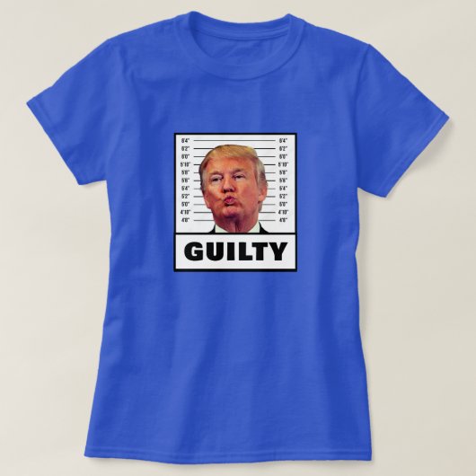 Funny Trump Guilty T-Shirt (Design vorne)