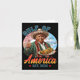 Funny Trump Gulf of US America 2025 Funny Graphic Karte
