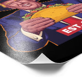 Funny Trump Gulf of US America 2025 Trump Fotodruck (Ecke)