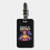 Funny Trump Gulf of US America 2025 Trump Gepäckanhänger (Vorderseite vertikal)