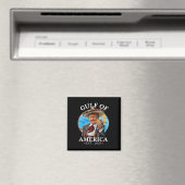 Funny Trump Gulf of US America 2025 Trump Magnet (In Situ (Geschirrspüler))