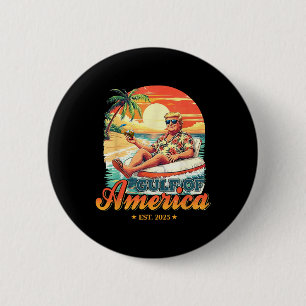 Funny Trump Gulf of US America 2025 Trump Merchand Button