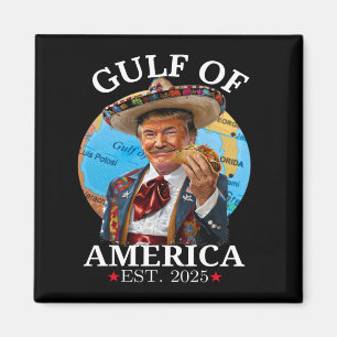 Funny Trump Gulf of US America 2025 Trump Merchand Magnet