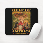 Funny Trump Gulf of US America 2025 Trump Merchand Mousepad (Mit Mouse)
