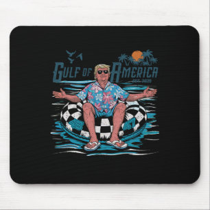 Funny Trump Gulf of US America 2025 Trump Merchand Mousepad