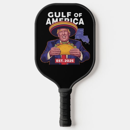 Funny Trump Gulf of US America 2025 Trump Pickleball Schläger (Vorderseite)