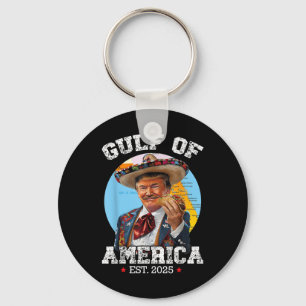 Funny Trump Gulf of US America 2025 Trump Schlüsselanhänger