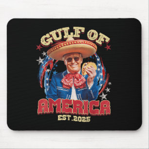 Funny Trump Gulf of US America Est 2025 Golf of M Mousepad