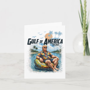 Funny Trump Gulf of US America Est 2025 Karte