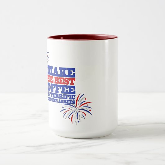 Funny Trump Halbzeit politische Wahlen Kaffee Lieb Tasse (Zentrum)