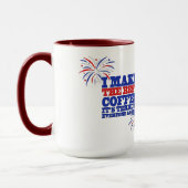 Funny Trump Halbzeit politische Wahlen Kaffee Lieb Tasse (Links)