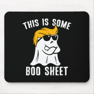 Funny Trump Halloween Dies ist ein Bootschild Mousepad