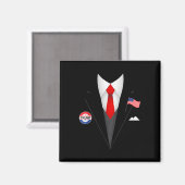 Funny Trump Halloween Kostüme Präsident Trump Magnet (Vorderseite/Rückseite)