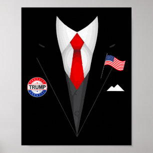 Funny Trump Halloween Kostüme Präsident Trump Poster