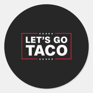 Funny Trump hält immer die Anti-Trump-Kämpfe aus.  Runder Aufkleber