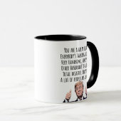 Funny Trump Husband Birthday Valentine Christmas Tasse (VorderseiteRechts)
