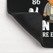 Funny Trump immer Chickens out Meme Let's Go Taco Mousepad (Ecke)
