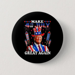 Funny Trump Independence Day macht 4. Juli Grea Button