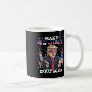 Funny Trump Independence Day macht 4. Juli Grea Kaffeetasse