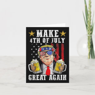 Funny Trump Independence Day macht 4. Juli Grea Karte