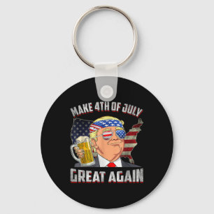 Funny Trump Independence Day macht 4. Juli Grea Schlüsselanhänger