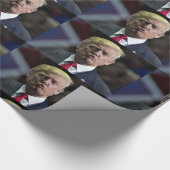 FUNNY TRUMP KISS JEDEN ANLASS Wrapping Paper Geschenkpapier (Ecke)
