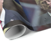 FUNNY TRUMP KISS JEDEN ANLASS Wrapping Paper Geschenkpapier (Rolleneckpunkt)