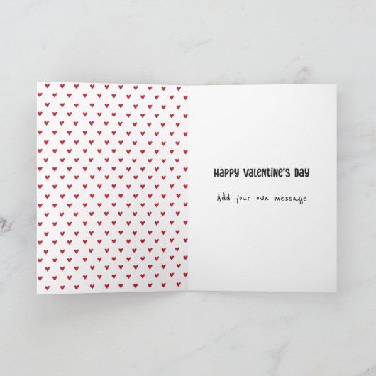 Funny Trump Liebe Politischer Humor Valentine Karte (Innenseite)