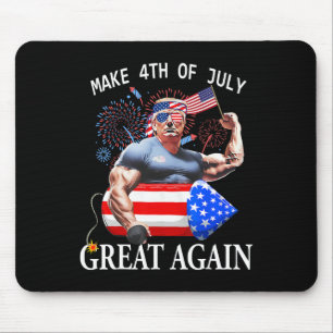 Funny Trump macht den 4. Juli wieder groß Trump 20 Mousepad