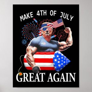Funny Trump macht den 4. Juli wieder groß Trump 20 Poster