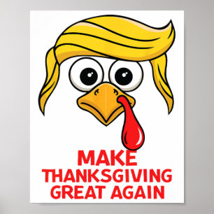Funny Trump macht Erntedank wieder groß Türkei D Poster