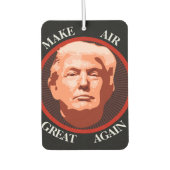 Funny Trump macht Luft wieder groß Autolufterfrischer (Vorderseite)