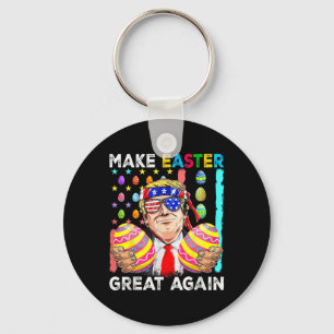 Funny Trump macht Ostern wieder groß Bunny Hunt Eg Schlüsselanhänger