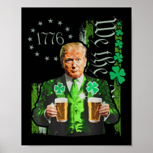Funny Trump macht St. Patricks Day wieder großarti Poster