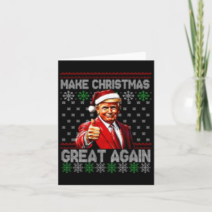 Funny Trump macht Weihnachten wieder großartig, hä Karte
