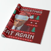 Funny Trump macht Weihnachten wieder großartig Tas Geschenkpapier (Ungerollt)