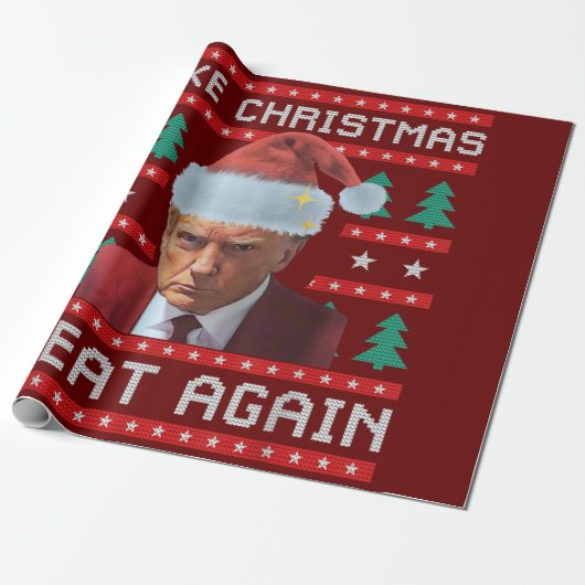 Funny Trump macht Weihnachten wieder großartig Tas Geschenkpapier (Ungerollt)