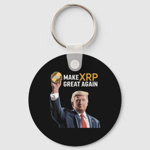Funny Trump macht Xrp wieder groß Xrp Crypto Schlüsselanhänger