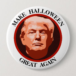 Funny Trump Make Halloween Great Button
