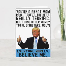 Funny Trump Mama Geschenk für den Muttertag Karte