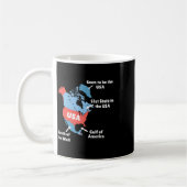 Funny Trump Map USA - Kanada Kaffeetasse (Links)