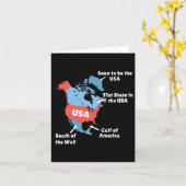 Funny Trump Map USA - Kanada Karte (Gelbe Blume)