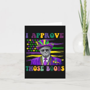 Funny Trump Mardi Gras Usa Ich billige diese 1 Karte