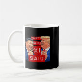 Funny Trump Meme Funny Kaffeetasse (Links)