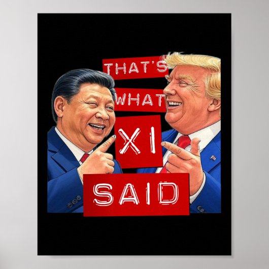 Funny Trump Meme Funny Poster (Vorne)