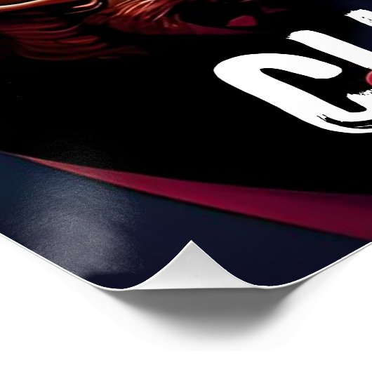 Funny Trump mit Hörnern ausgewählt Poster (Ecke)