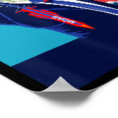 Funny Trump Moab  Poster (Ecke)